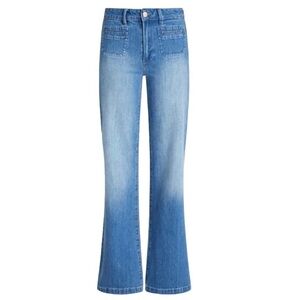 Paige Leenah straight leg high waist denim jeans size 23 in like new condition